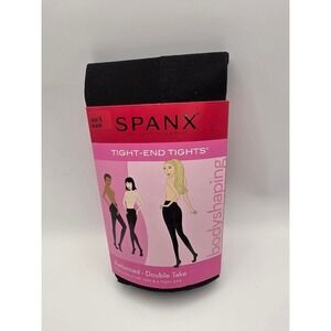 Spanx Tight End‎ Tights Double Take Size E Black Bodyshaping Size E